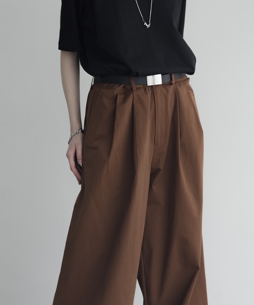 remer ルーズプレミアムチノストレートワイドパンツ ベージュ M loose premium chino straight wide PT / ルーズプレミアムチノ