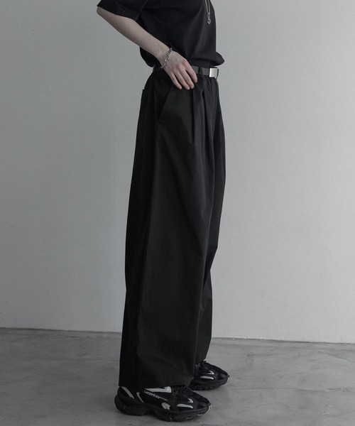 remer ルーズプレミアムチノストレートワイドパンツ ベージュ M loose premium chino straight wide PT / ルーズプレミアムチノ