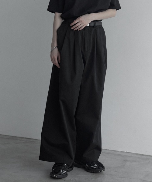 大人の上質  soft loose chino ルーズソフトチノバギー / PT wide buggy パンツ
