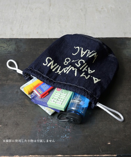 WAIPER.inc（ワイパーインク）の「米軍 1940's U.S.ARMY M-37 デニムバラック パーソナルエフェクツバッグ MADE OF”KAIHARA DENIM”WAIPER.inc【WP1040】（ショルダーバッグ・メンズ・インディゴブルー/ブラック・ONE SIZE）」の18枚目の写真