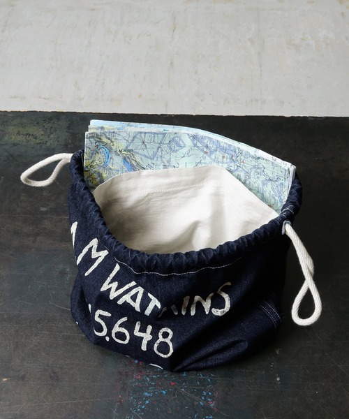 WAIPER.inc（ワイパーインク）の「米軍 1940's U.S.ARMY M-37 デニムバラック パーソナルエフェクツバッグ MADE OF”KAIHARA DENIM”WAIPER.inc【WP1040】（ショルダーバッグ・メンズ・インディゴブルー/ブラック・ONE SIZE）」の19枚目の写真