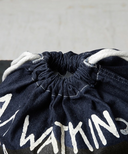 WAIPER.inc（ワイパーインク）の「米軍 1940's U.S.ARMY M-37 デニムバラック パーソナルエフェクツバッグ MADE OF”KAIHARA DENIM”WAIPER.inc【WP1040】（ショルダーバッグ・メンズ・インディゴブルー/ブラック・ONE SIZE）」の22枚目の写真