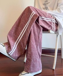 MGV（エムジーヴィー）の「サイドライン総柄ワイドパンツ（その他パンツ）」