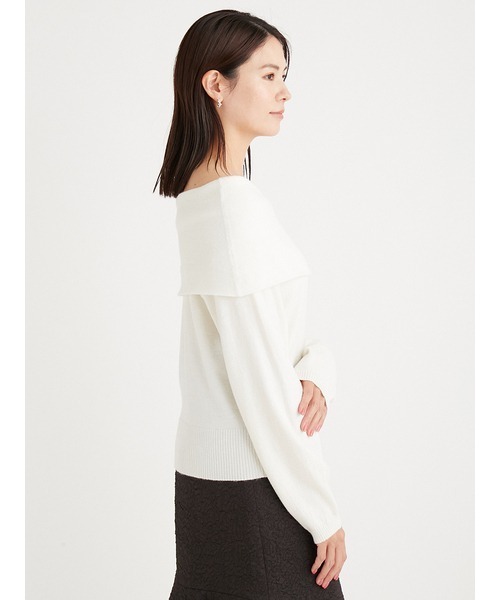 CELFORD ブローチセットオフショルプルオーバー CELFORD（セルフォード）の「ブローチセットオフショルプルオーバー