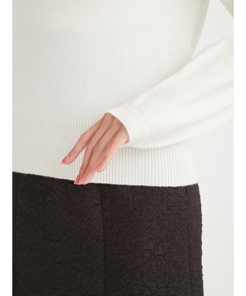 CELFORD（セルフォード）の「ブローチセットオフショルプルオーバー