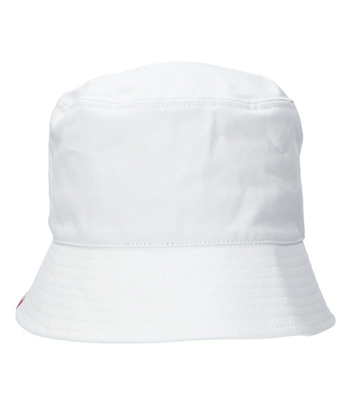 X-girl（エックスガール）の「MILLS LOGO LABEL BUCKET HAT（ハット・レディース・ブラック/ホワイト・ONE SIZE）」の7枚目の写真