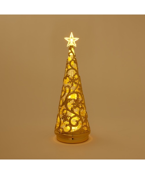 ウォーターツリースノーRAINBOW＆WARM ゴールド（インテリア雑貨