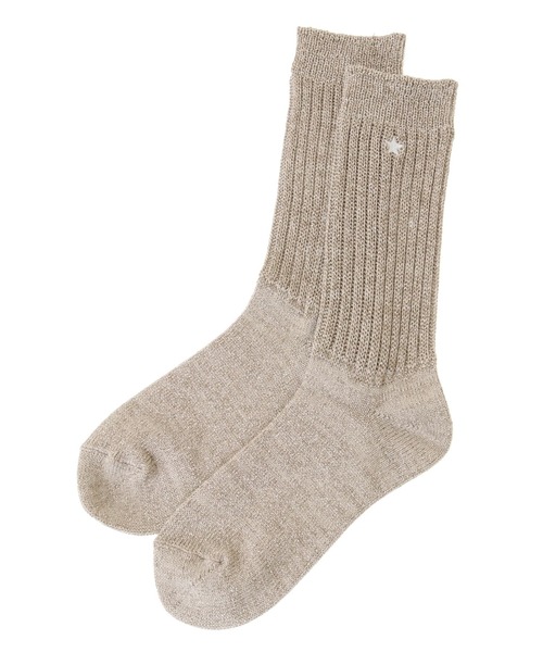 CONVERSE TOKYO(コンバーストウキョウ)の「STAR★ GLITTER RIB SOX(ソックス/靴下・レディース・ブラック/グレー/ベージュ・FREE)」の8枚目の写真