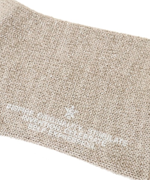 CONVERSE TOKYO(コンバーストウキョウ)の「STAR★ GLITTER RIB SOX(ソックス/靴下・レディース・ブラック/グレー/ベージュ・FREE)」の4枚目の写真
