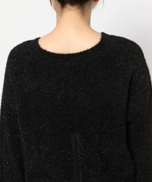 LOWRYS FARM(ローリーズファーム)の「2WAYシャギーラメジッププルオーバーLS 156563(ニット/セーター・レディース・ブラック/グレー・FREE)」の17枚目の写真