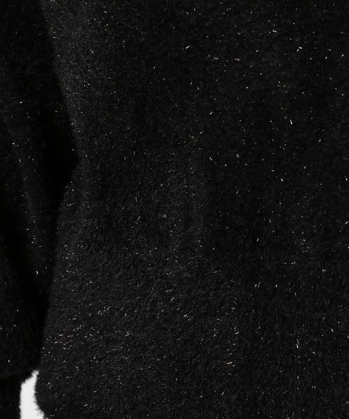 LOWRYS FARM(ローリーズファーム)の「2WAYシャギーラメジッププルオーバーLS 156563(ニット/セーター・レディース・ブラック/グレー・FREE)」の20枚目の写真