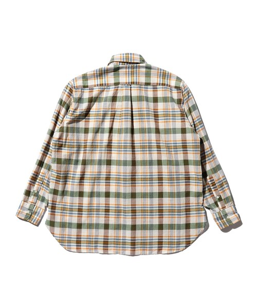 マドラス チェック ボタンダウン シャツ クラシック フィット