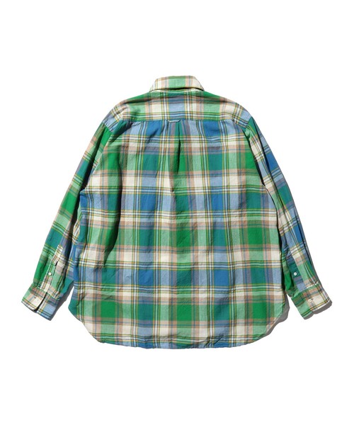 マドラス チェック ボタンダウン シャツ クラシック フィット