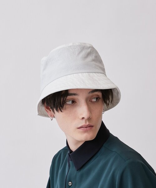 Lui's（ルイス）の「ナイロンオックスバケットハット（ハット・メンズ・ブラック/ホワイト・FREE）」の7枚目の写真
