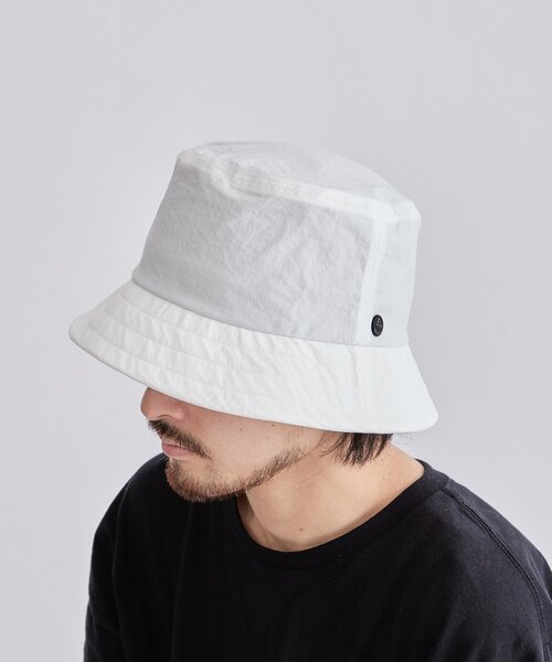Lui's（ルイス）の「ナイロンオックスバケットハット（ハット・メンズ・ブラック/ホワイト・FREE）」の8枚目の写真