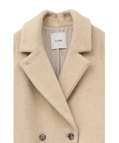 CLANE(クラネ)の「CLANE/クラネ/DOUBLE WOOL LONG COAT(その他アウター・レディース・グレー/アイボリー/ブラウン・1)」の6枚目の写真