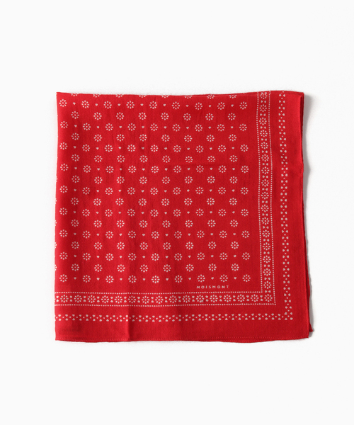 417 EDIFICE（フォーワンセブンエディフィス）の「MOISMONT / モワモン Fouland 676（バンダナ/スカーフ・メンズ・レンガ/グリーン/ブルー/レッド・FREE）」の3枚目の写真