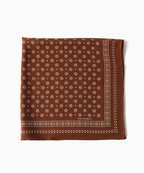 417 EDIFICE（フォーワンセブンエディフィス）の「MOISMONT / モワモン Fouland 676（バンダナ/スカーフ・メンズ・レンガ/グリーン/ブルー/レッド・FREE）」の4枚目の写真