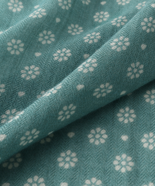 417 EDIFICE（フォーワンセブンエディフィス）の「MOISMONT / モワモン Fouland 676（バンダナ/スカーフ・メンズ・レンガ/グリーン/ブルー/レッド・FREE）」の6枚目の写真