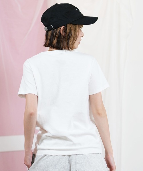 ROXY（ロキシー）の「ROXY/ロキシー ロゴTシャツ RST251647M（Tシャツ/カットソー・レディース・ホワイト/ブラック・L/M）」の4枚目の写真