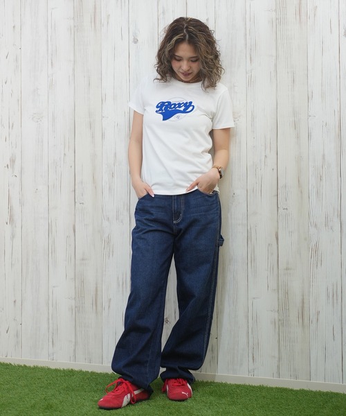 ROXY（ロキシー）の「ROXY/ロキシー ロゴTシャツ RST251647M（Tシャツ/カットソー・レディース・ホワイト/ブラック・L/M）」の17枚目の写真