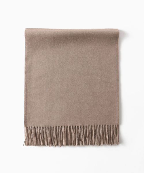 THE INOUE BROTHERS（ザイノウエブラザーズ）の「THE INOUE BROTHERS / ザ イノウエブラザーズ Brushed Scarf（マフラー・メンズ・ブラック/グレー/サックスブルー/ピンク/オレンジ/ベージュ系その他/ブルー系その他・FREE）」の4枚目の写真