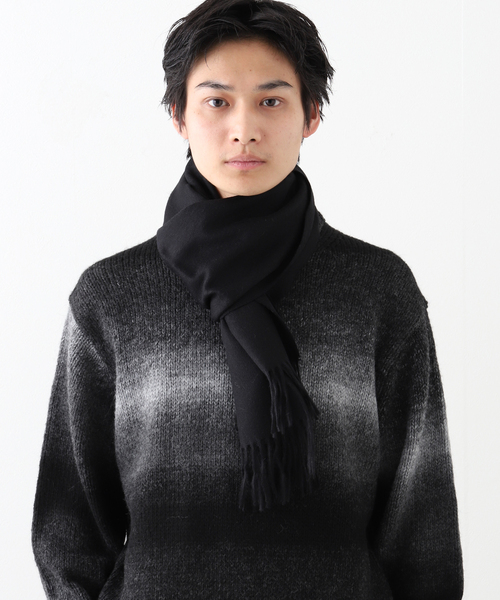 THE INOUE BROTHERS（ザイノウエブラザーズ）の「THE INOUE BROTHERS / ザ イノウエブラザーズ Brushed Scarf（マフラー・メンズ・ブラック/グレー/サックスブルー/ピンク/オレンジ/ベージュ系その他/ブルー系その他・FREE）」の15枚目の写真