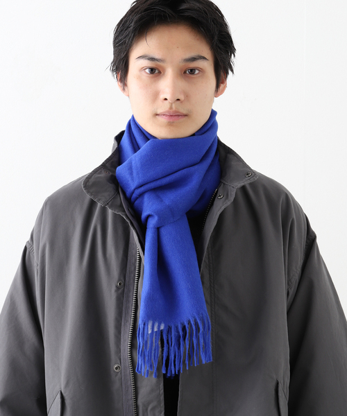 THE INOUE BROTHERS（ザイノウエブラザーズ）の「THE INOUE BROTHERS / ザ イノウエブラザーズ Brushed Scarf（マフラー・メンズ・ブラック/グレー/サックスブルー/ピンク/オレンジ/ベージュ系その他/ブルー系その他・FREE）」の18枚目の写真