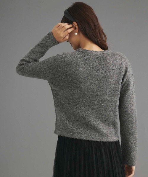 fifth(フィフス)の「ポケット付Vネックカーディガン(カーディガン/ボレロ・レディース・グレー/ベージュ・M)」の5枚目の写真