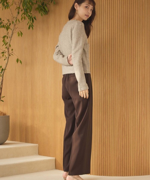 fifth(フィフス)の「ポケット付Vネックカーディガン(カーディガン/ボレロ・レディース・グレー/ベージュ・M)」の19枚目の写真