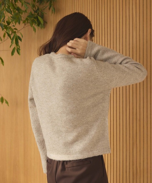 fifth(フィフス)の「ポケット付Vネックカーディガン(カーディガン/ボレロ・レディース・グレー/ベージュ・M)」の16枚目の写真