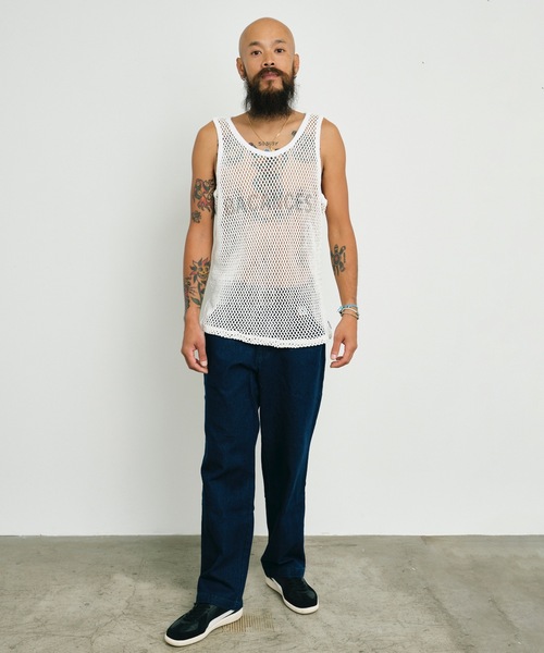 BACANCES ALL INCLUSIVE（バカンサスオールインクルーシブ）の「BC MESH MARINA TANKTOP [B LOGO]（タンクトップ・メンズ・ブラック/ホワイト・L/XL）」の17枚目の写真