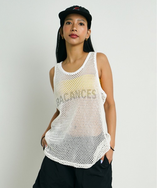 BACANCES ALL INCLUSIVE（バカンサスオールインクルーシブ）の「BC MESH MARINA TANKTOP [B LOGO]（タンクトップ・メンズ・ブラック/ホワイト・L/XL）」の20枚目の写真