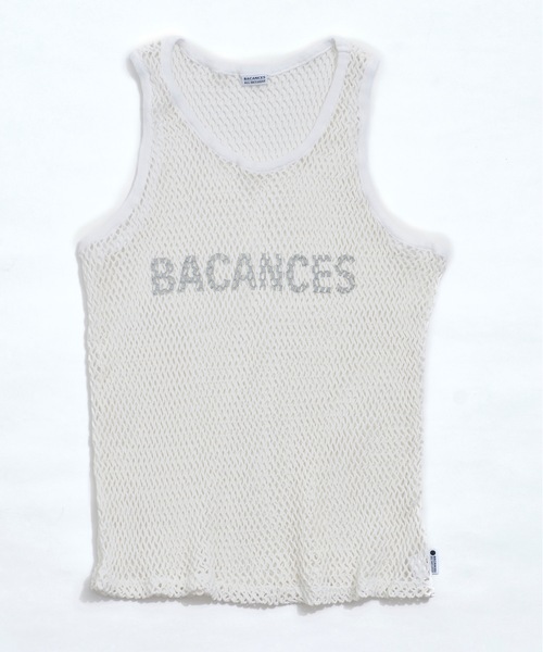 BACANCES ALL INCLUSIVE（バカンサスオールインクルーシブ）の「BC MESH MARINA TANKTOP [B LOGO]（タンクトップ・メンズ・ブラック/ホワイト・L/XL）」の9枚目の写真