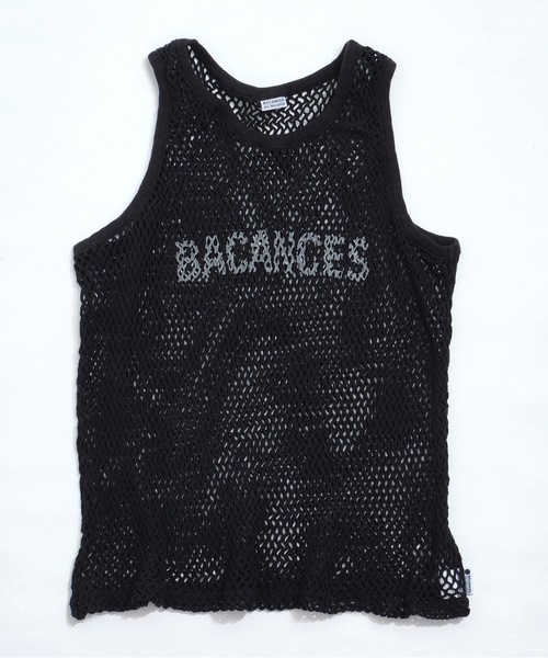 BACANCES ALL INCLUSIVE（バカンサスオールインクルーシブ）の「BC MESH MARINA TANKTOP [B LOGO]（タンクトップ・メンズ・ブラック/ホワイト・L/XL）」の11枚目の写真
