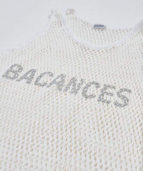 BACANCES ALL INCLUSIVE（バカンサスオールインクルーシブ）の「BC MESH MARINA TANKTOP [B LOGO]（タンクトップ・メンズ・ブラック/ホワイト・L/XL）」の13枚目の写真
