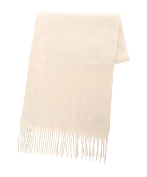 Te chichi(テチチ)の「ワンポイント刺繍マフラー(ストール/ショール・レディース・オフホワイト/グレー/ブラック/ミント・F)」の14枚目の写真