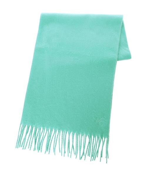 Te chichi(テチチ)の「ワンポイント刺繍マフラー(ストール/ショール・レディース・オフホワイト/グレー/ブラック/ミント・F)」の5枚目の写真