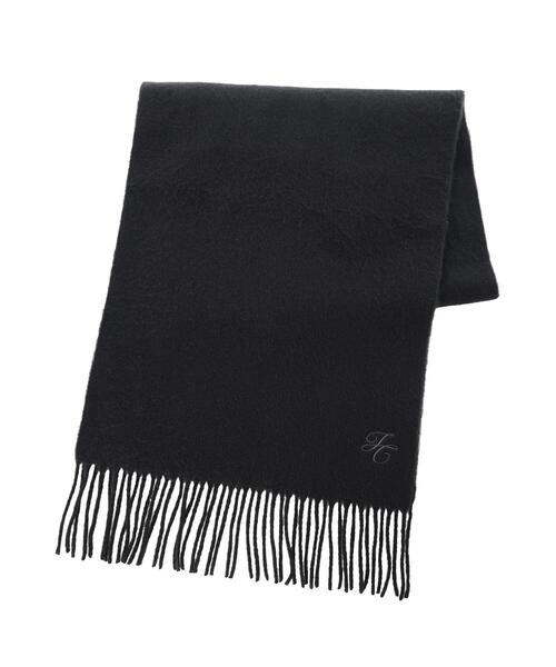 Te chichi(テチチ)の「ワンポイント刺繍マフラー(ストール/ショール・レディース・オフホワイト/グレー/ブラック/ミント・F)」の9枚目の写真