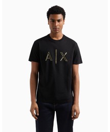 【A|X アルマーニ エクスチェンジ】AXロゴ 半袖クルーネックTシャツ/REGULAR