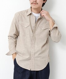 1970s American Cotton ウエスタンシャツ