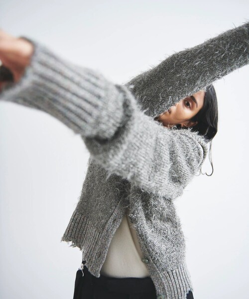 muller of yoshiokubo/ミュラーオブヨシオクボ】glitter knit cardigan