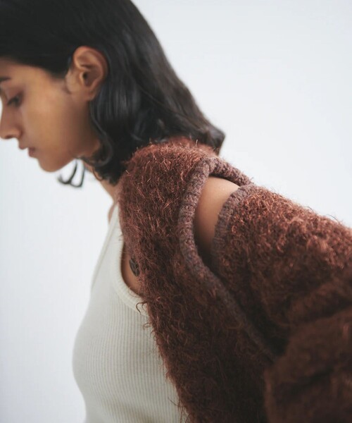 muller of yoshiokubo/ミュラーオブヨシオクボ】glitter knit cardigan