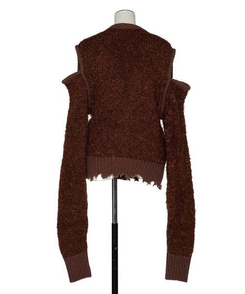 muller of yoshiokubo/ミュラーオブヨシオクボ】glitter knit cardigan