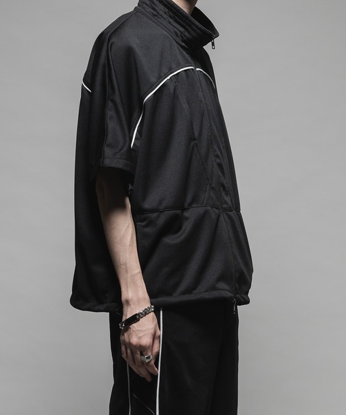 CASPER JOHN（キャスパージョン）の「Piping dolman track jacket/パイピングドルマントラックジャケット（その他アウター・メンズ・ブラック/グレー・X-SMALL/SMALL/MEDIUM/LARGE）」の5枚目の写真