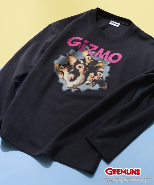 JEANS MATE(ジーンズメイト)の「【Gremlins/グレムリン】オリジナルデザイン TCダンボール Tトレーナー ギズモ(スウェット・メンズ・ホワイト系その他/グレー系その他/グレー系その他2/ベージュ系その他2・MEDIUM/LARGE/X-LARGE)」の2枚目の写真