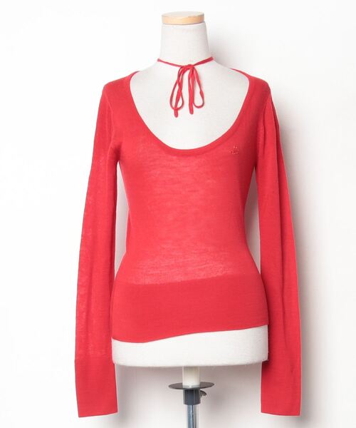 Vivienne Westwood RED LABEL 長袖トレーナー Vivienne Westwood RED LABEL 赤 長袖ニット