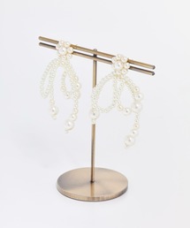 Noela（ノエラ）の「パールリボンピアス（ピアス（両耳用））」