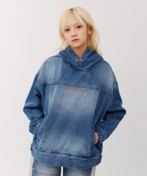 atmos pink Denim Hoodie / アトモス ピンク デニム フーディ