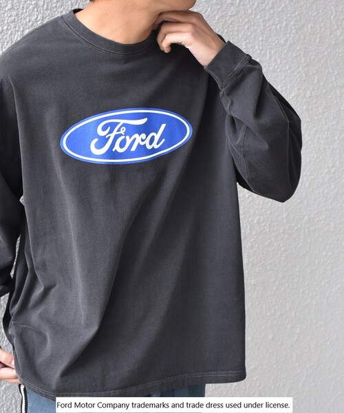 【SHIPS any別注】GOOD ROCK SPEED: FORD ロゴ プリント Tシャツ (ロンT)◆（Tシャツ/カットソー）｜GOOD ROCK SPEED（グッドロックスピード）